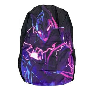 Fortnite Raven‎ Backpack Black Purple Graphic School Travel BRAND NEW